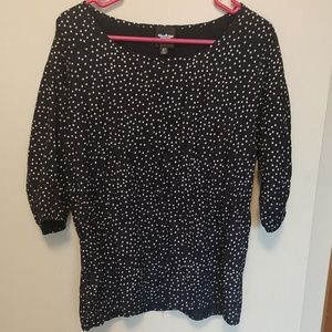 Star-patterned blouse